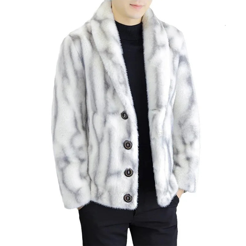 S-6XL size fashionable mens jacket warm mint velvet mens winter coat brown white outdoor sports leisure short park 241107