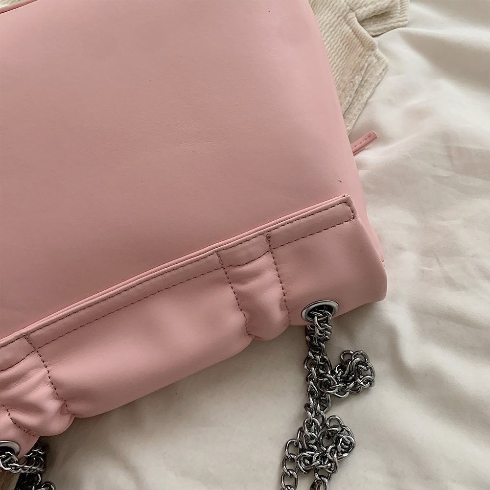 Bow Tie Trendy Crossbody Bag with Hasp Closure PU Leather Ladies Handbag Casual Shoulder Purse Underarm Bag for Women and Girls