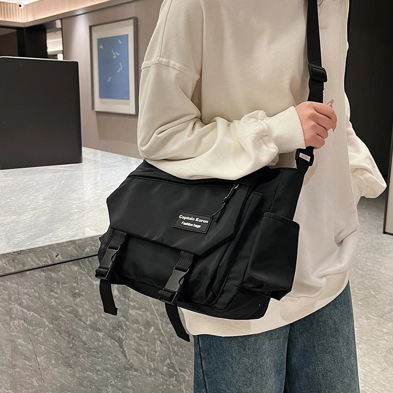 Ladies Messenger Bags Young Fashion Womens Handbags Crossbody Large Capacity Sling Shoulder Nylon School Bag 241106