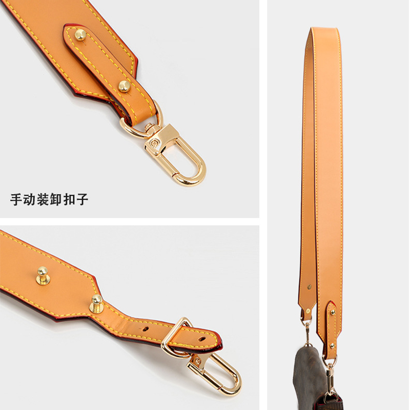 9 Styles Genuine Leather Bag Strap for Shoulder Straps Replacement Adjustable Long Belts Crossbody Detachable Bag Accessories