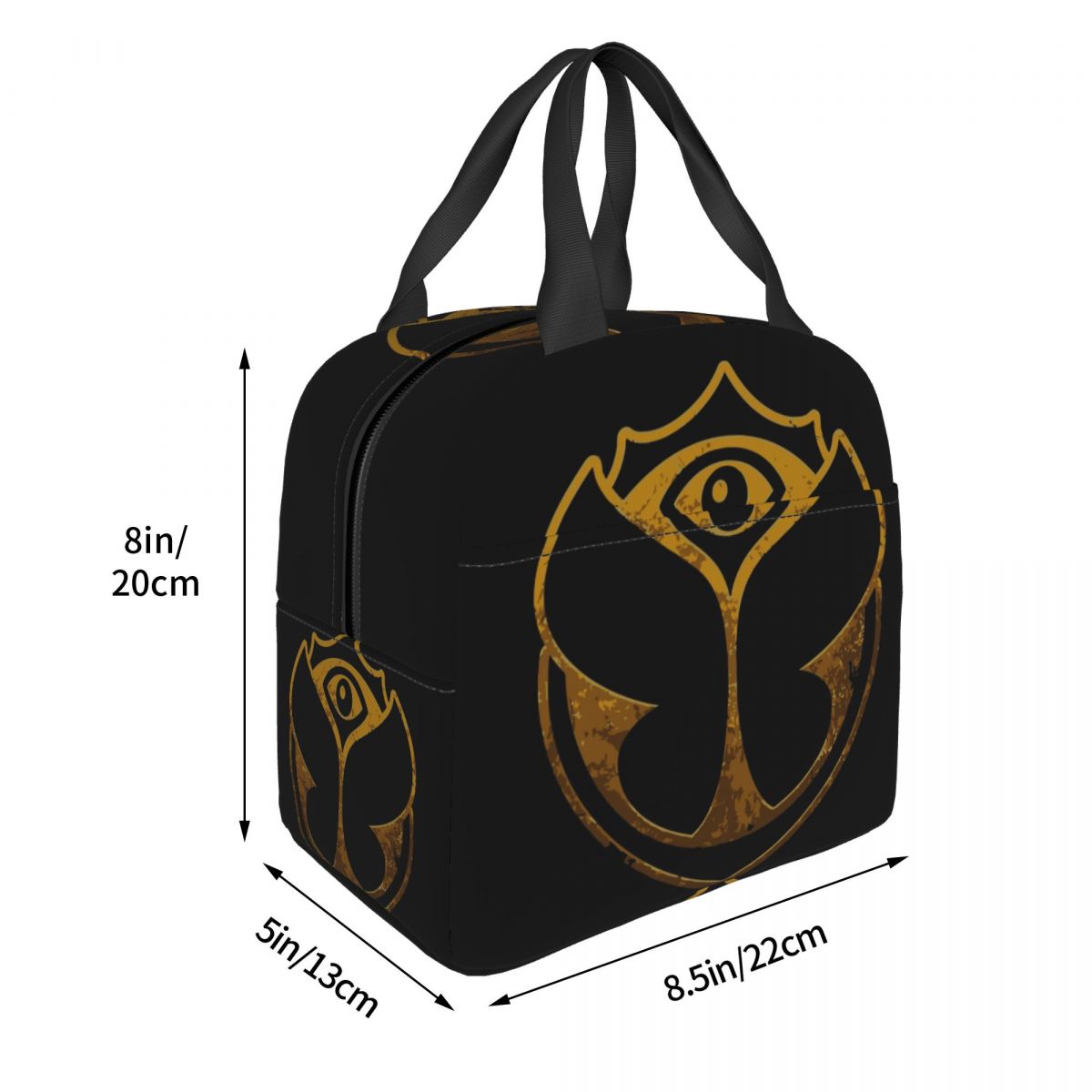 Tomorrowland Insulated Lunch Tote Bag for Women Electronic Dance Funny Print Resuable Cooler Thermal Food Lunch Box School