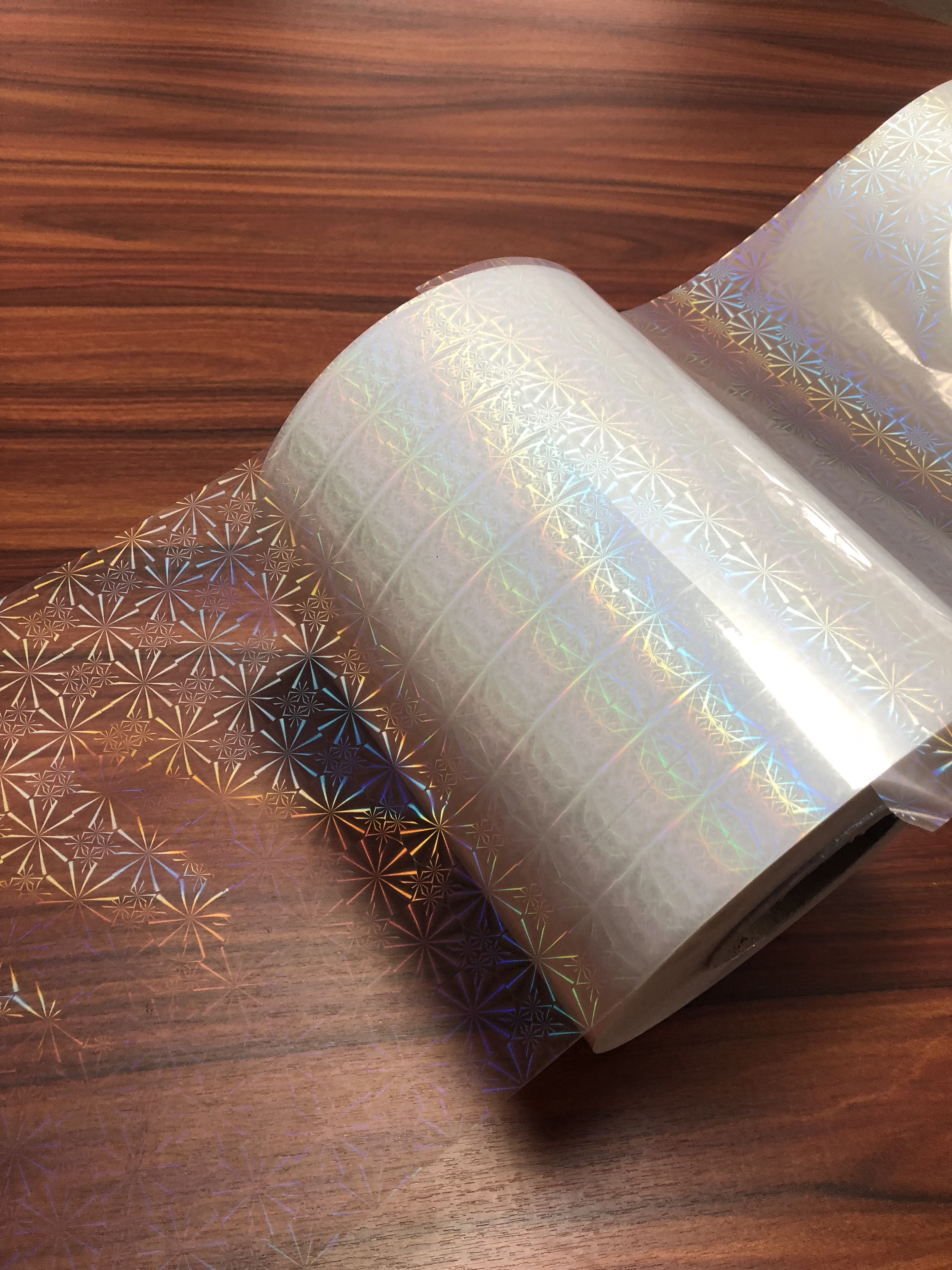 Packaging Transparent Cold Lamination Film Holographic BOPP Holographic Film