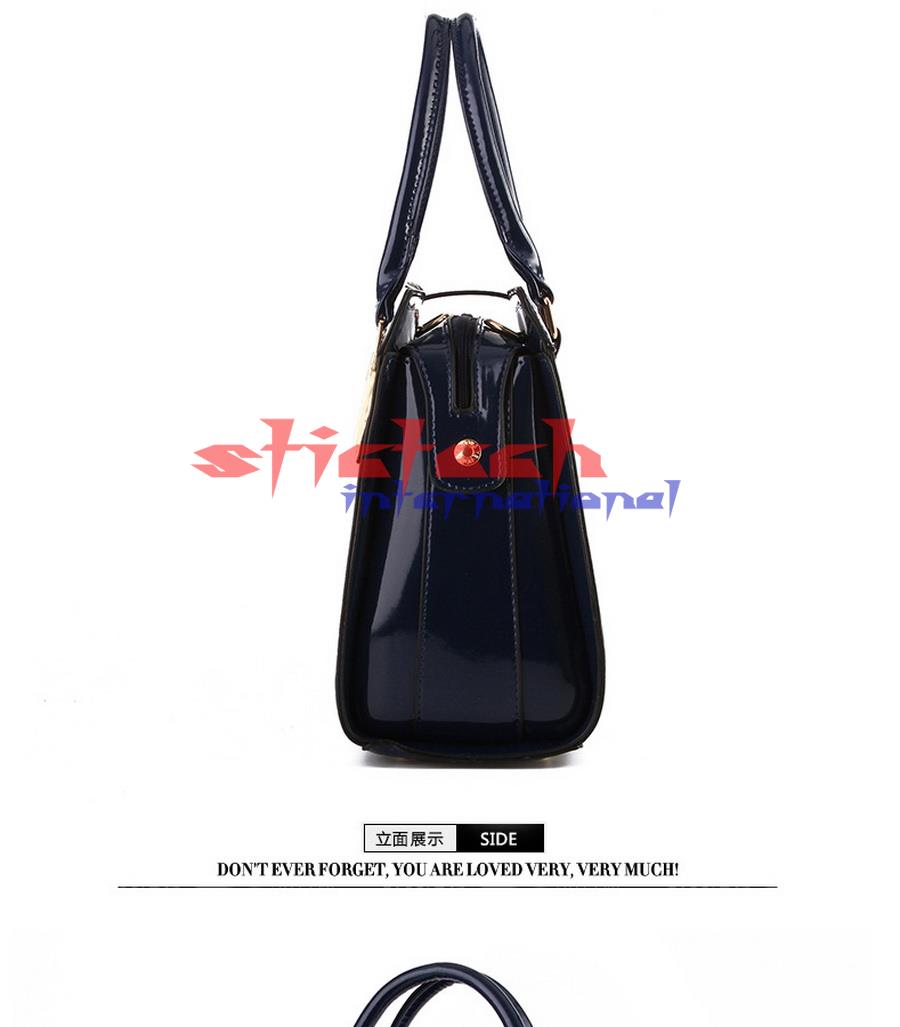 by dhl or ems 50pcs Fashion Alligator Patent Leather Women Handbag Medium Women Bag Cross Lock Design Women Handbags