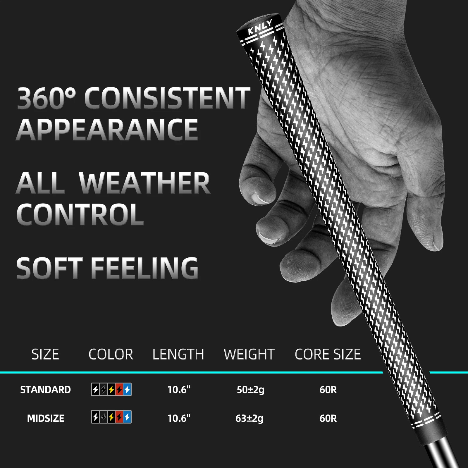 High Quality Golf Grip 10Pcs Standard/Midsize Swing Stability Golf Club Putter Grips 5 Colors Choose Superior Rubber Grip Golf 240323