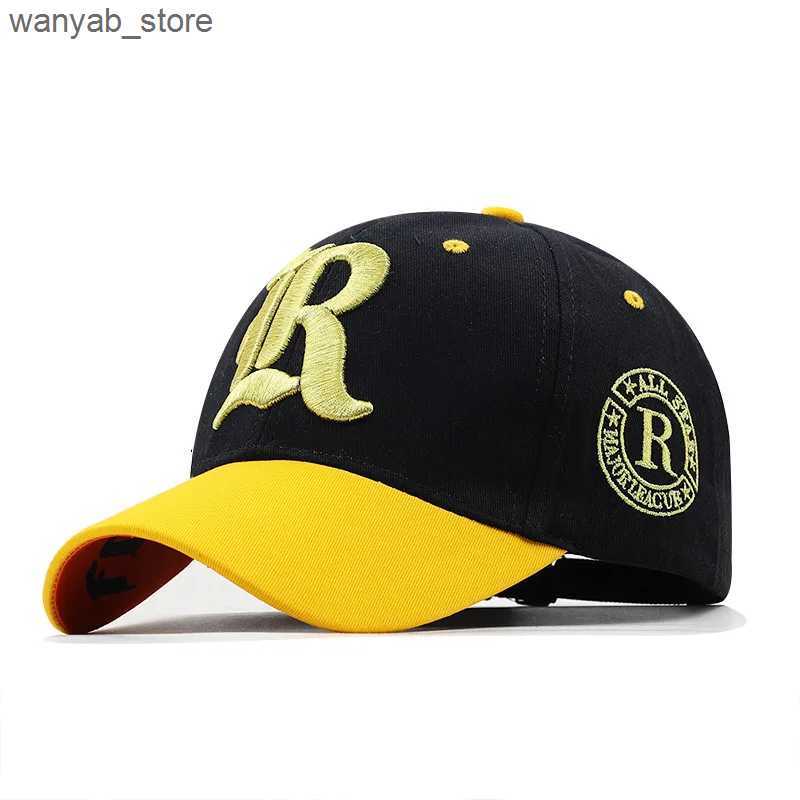 Ball Caps New unisex 3D letter embroidered baseball cap Snapback fashionable casual couple sun hat mens direct shipping hat L240910