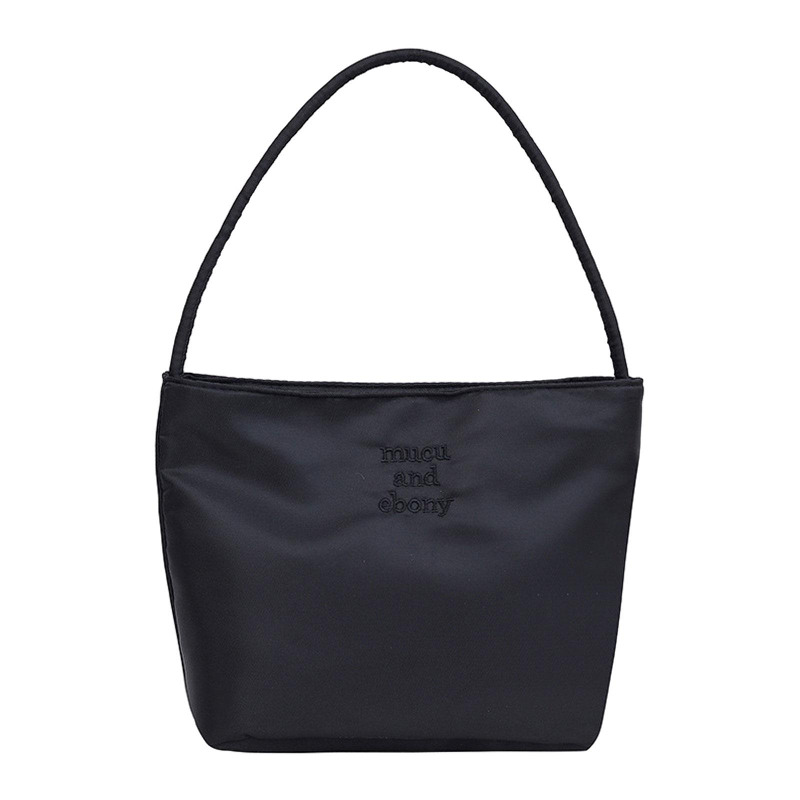 Women Nylon Shoulder Bag Chic Female Underarm Bag Top Handle Handbag for Summer Spring Birthday Outdoor Travel Vacation Beige Ḁ