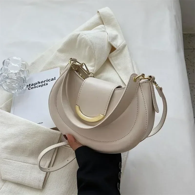 Armpit Shoulder Side Bags for Women 2024 Designer Trend Leather Small Underarm Crossbody Handbags and Purses Bags for Women