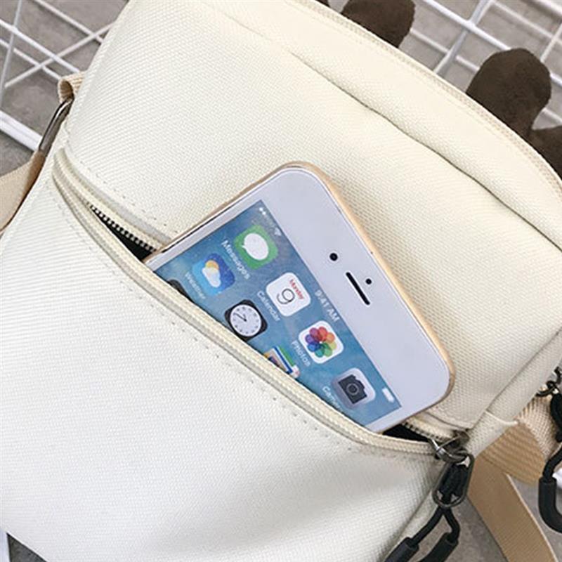 Women Messenger Bags Woman Bag 2019 Cute Carrot Women Fashion Solid Color Shoulder Crossbody Phone Bag