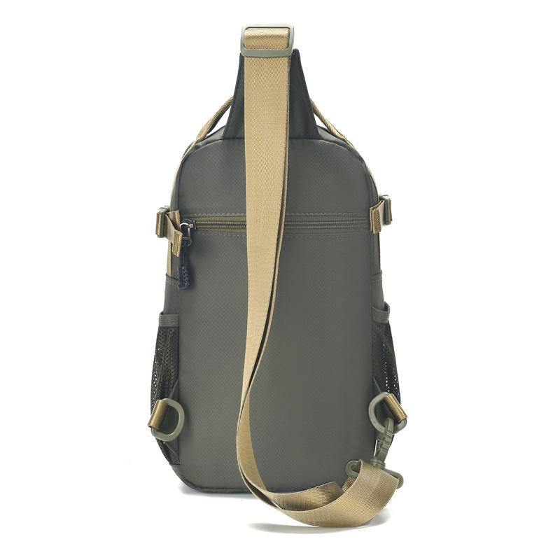 New Fashion Large Capacity Shoulder Bag Men Leisure Outdoor Travel Crossbody Bag Multi-functional Waterproof Chest Bag Hot Sale