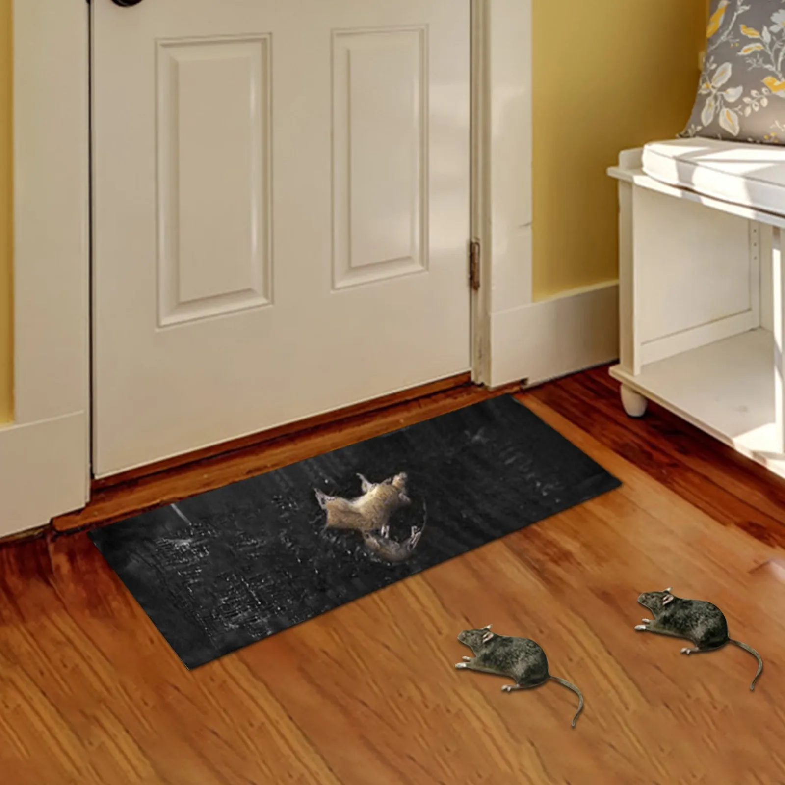 1Pcs Mouse Trap Sticky Mat Mice Catcher Glue Pad Cuttable Non-toxic Pest Control Board Rat Trap Mousetrap Garden Guard mosquito