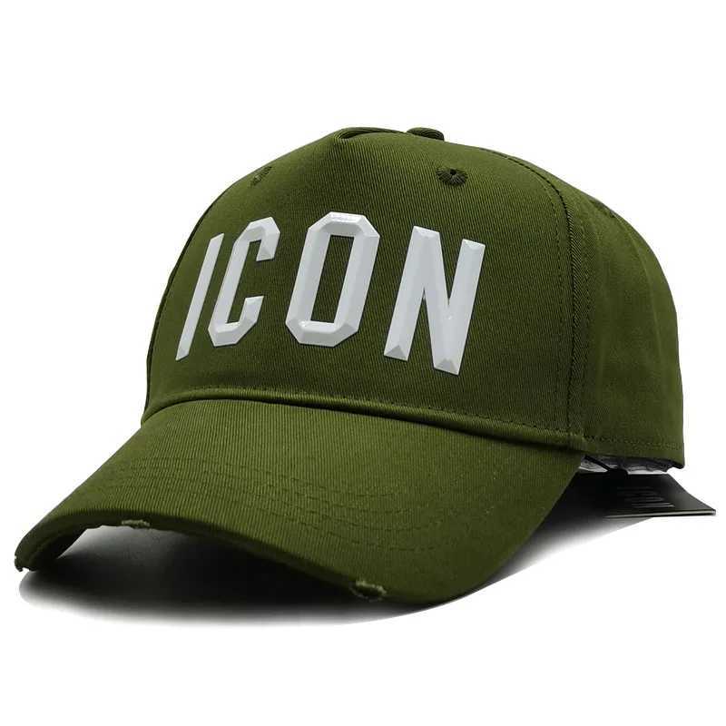 Snapbacks ICON Baseball cap High quality cotton ICON letter glue pressing mens Baseball cap hip-hop Snapback hat father hat S241167