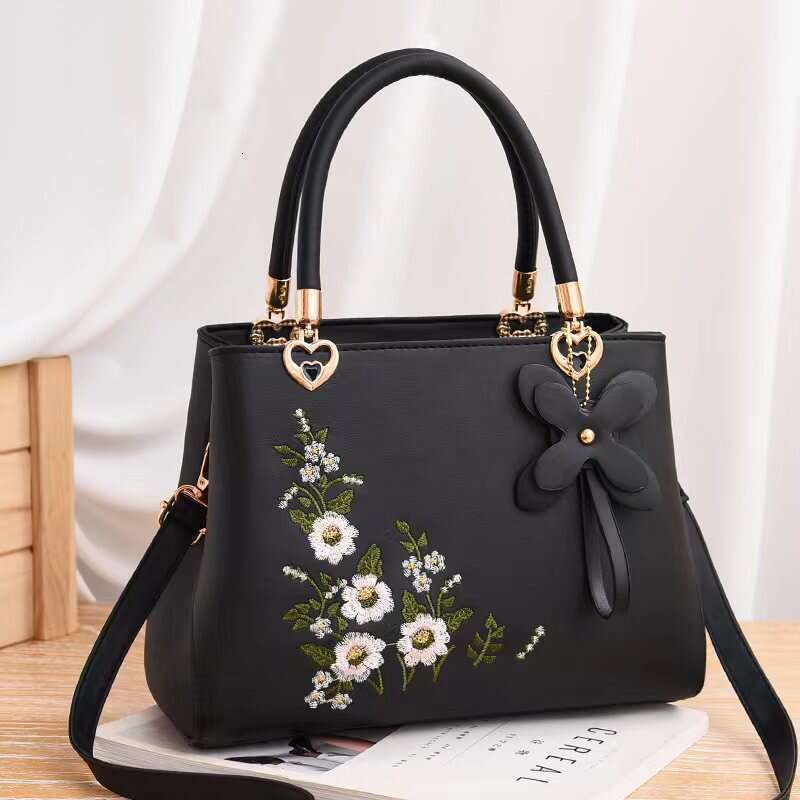 flower handbag new Chinese style women's shoulder embroidered crossbody bag bags