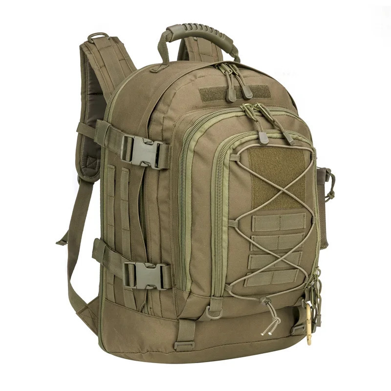 60L mens tactical backpack Molle hiking bag outdoor waterproof sports travel bag camping hunting Rucksack 241106