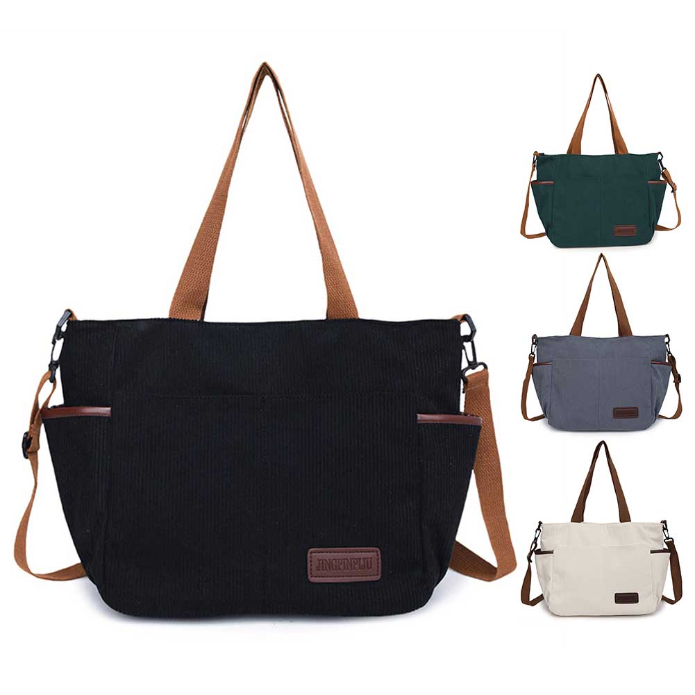 Women Shoulder Tote Bag Stylish Crossbody Bag Nylon Casual Satchel Bag Adjustable Strap Simple Messenger Bag for Party Vacation
