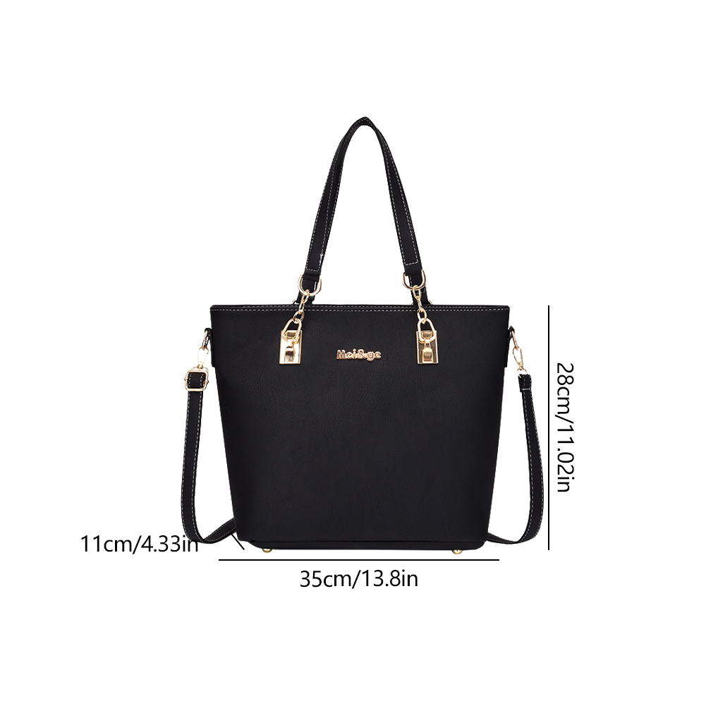 Ladies Tote Bag Six-Piece Set Fashion Female Handbags PU Leather Large Capacity Casual Portable Women Messenger Bags New 2023