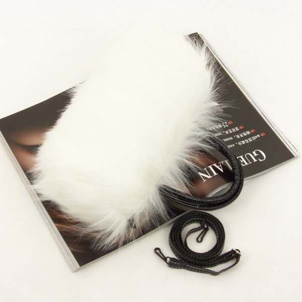New Hot Girls Lady Fashion PU Leather & Faux Fur Handbag Shoulder Bag SMR88