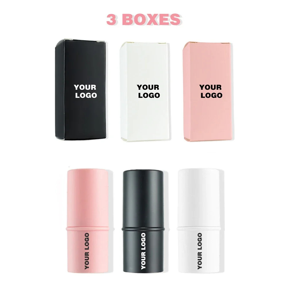 Private label 29g cream powder blusher stick custom bulk 8 color waterproof pigment cute powder blusher makeup white black pink tube 241107