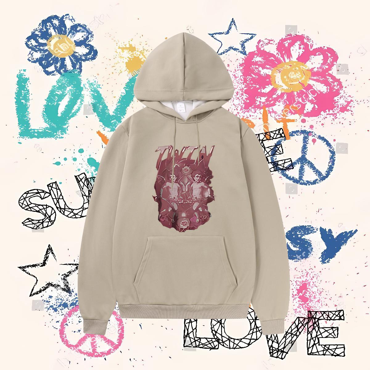 Casual New Mens Hoodie Sweatshirt Long Sleeve Soft Wholesale Hoodie for Man Woman Black Khaki Blue Pullover Hoodie Y2K Thick Plush