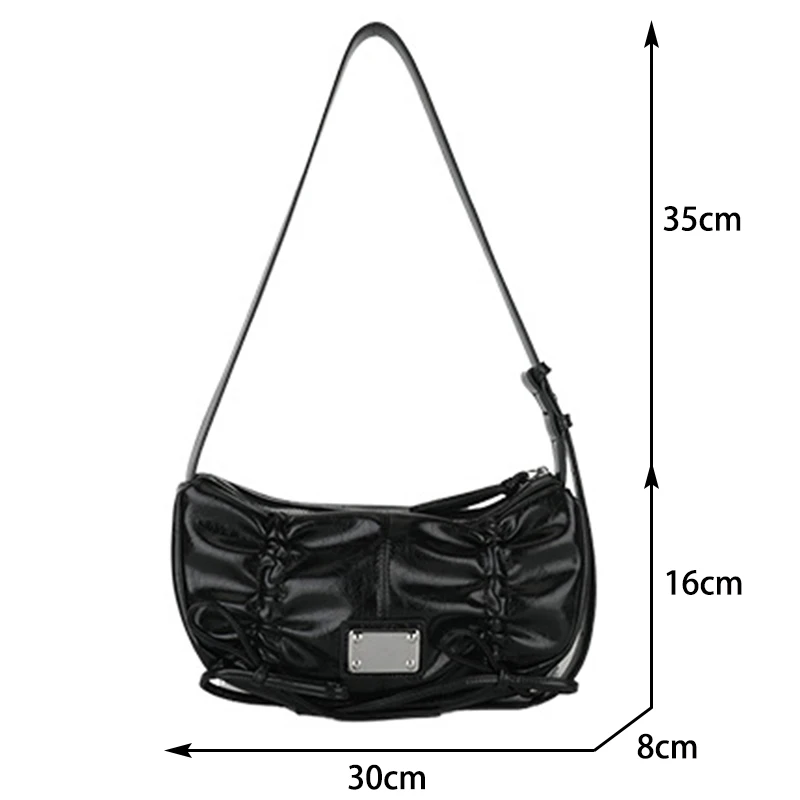 Korean Fashion Designer Shoulder Bag Lace Up Bow Bags for Women 2024 New Bolsas Mujer Drawstring Bolsos Underarm Sac De Femme