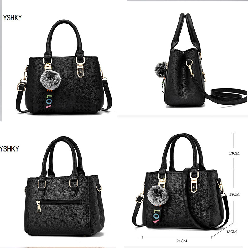Female bag shoulder bags for women 2020 New fashion crossbody bag luxury handbags women bags designer travel Hairball bag