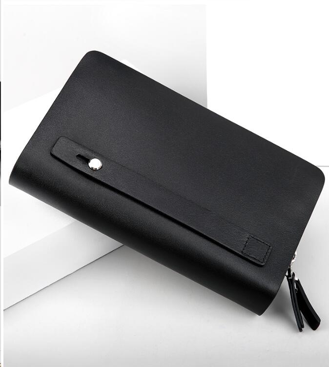 Septwolves Man long purse genuine leather wallet male Small handbag fashion brand large capacity 2020 new handbag
