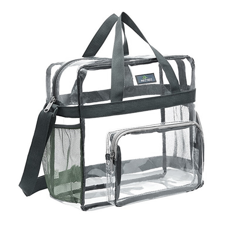 PVC Women's Bags Cosmetic bag Portable Large Capacity waterproof travel Wash bag Transparent Shoulder Bag Storage Pouch Cosmetic