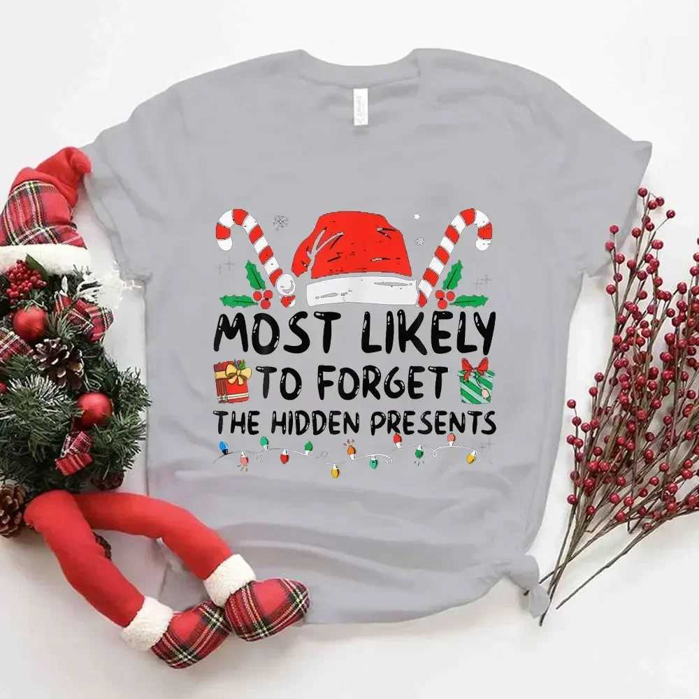 The most interesting thing about womens fashion T-shirts may be forgetting hidden gifts Christmas matching staff T-shirts womens T-shirts and womens T