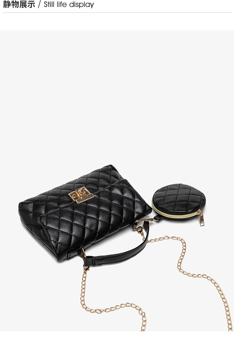 Ladies Hand Bling Dias - Small Square Women's Casual Bag With Chain Handle New Free Delivery Designer Bag