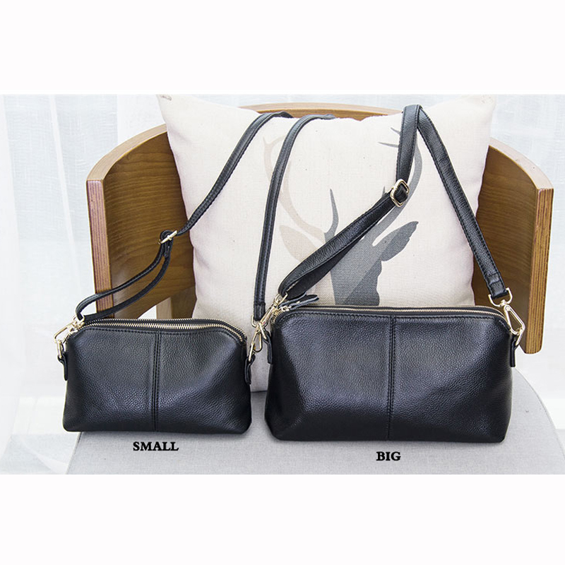 Genuine Leather High Quality Clutch bag Fashion Small Crossbody Bags For Women Luxury Handbag Ladies Shoulder Bag Clutch Purse