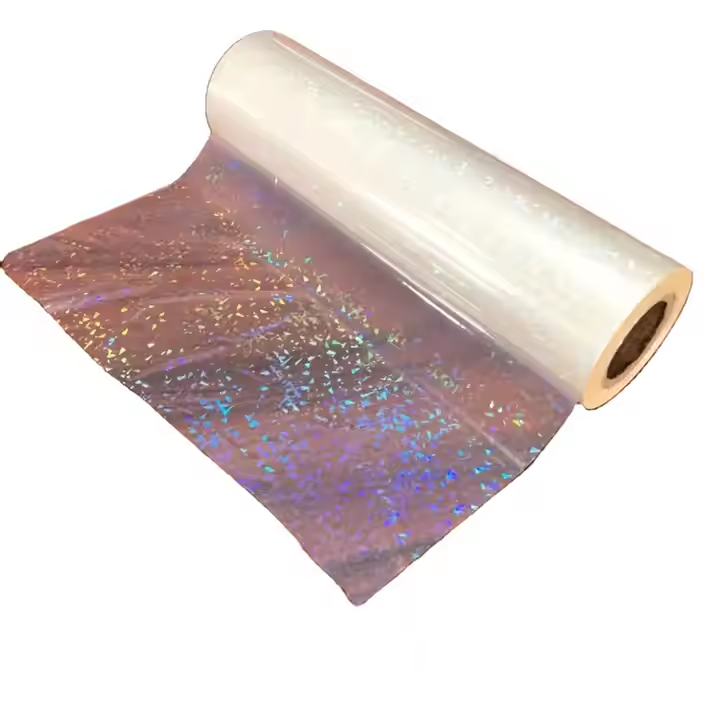 New arrival Transparent Holographic Plastic Film for Packaging and Lamination2