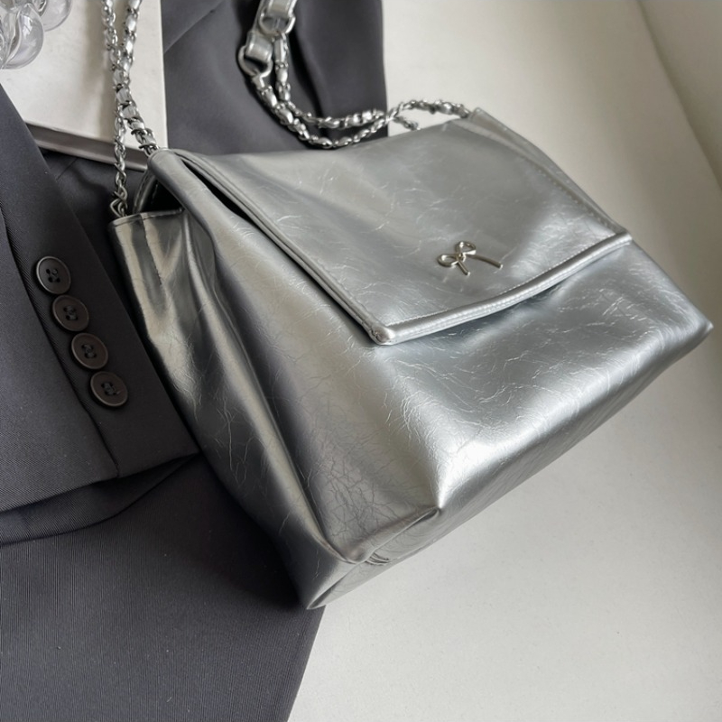 Pu 2024 High-quality Women's Shoulder Bag Chain Zipper Buckle Solid Color Summer Fashion Crossbody Bag Soft Versatile Handbag