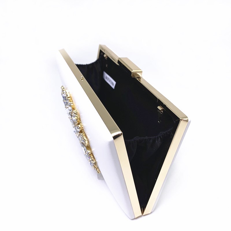 White Women Clutch Bag Wedding Clutch Purse Bridal Evening Crystal Summer Bags for Women 2021 Luxury Small Crossbody Bags
