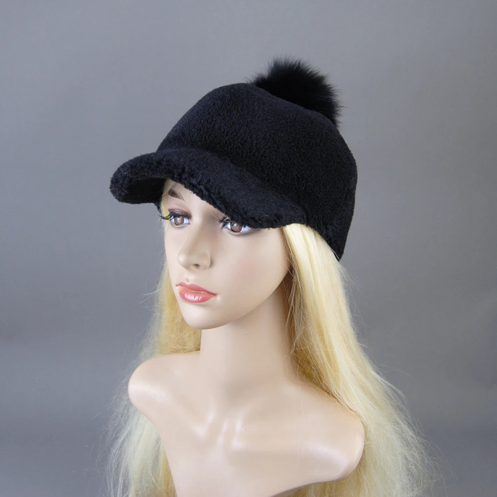 Winter and autumn baseball cap for women including 20% -30% wool cap version trendy cap plush baseball cap cute baseball cap 241107