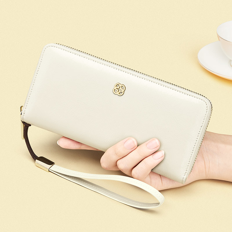 WILLIAMPOLO Women Wallet RFID High Quality Leather Wallets For Woman Long Zipper Large Ladies Clutch Bag Female Purse Card Holde