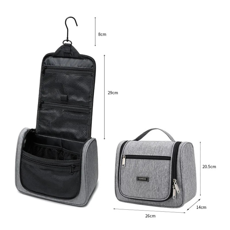 Female travel toilet makeup bag beauty Korean box set zipper 241106