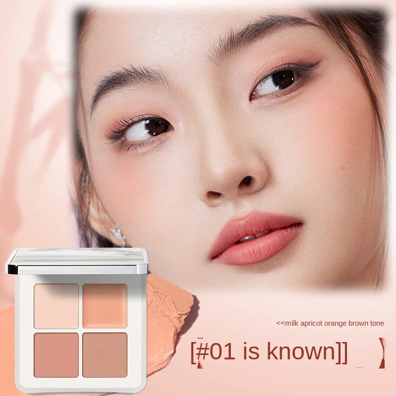 Judydoll cosmetics powder cream powder blusher palette four beautiful powder blusher colors durable pigments light powder blusher Maquiagem 241107
