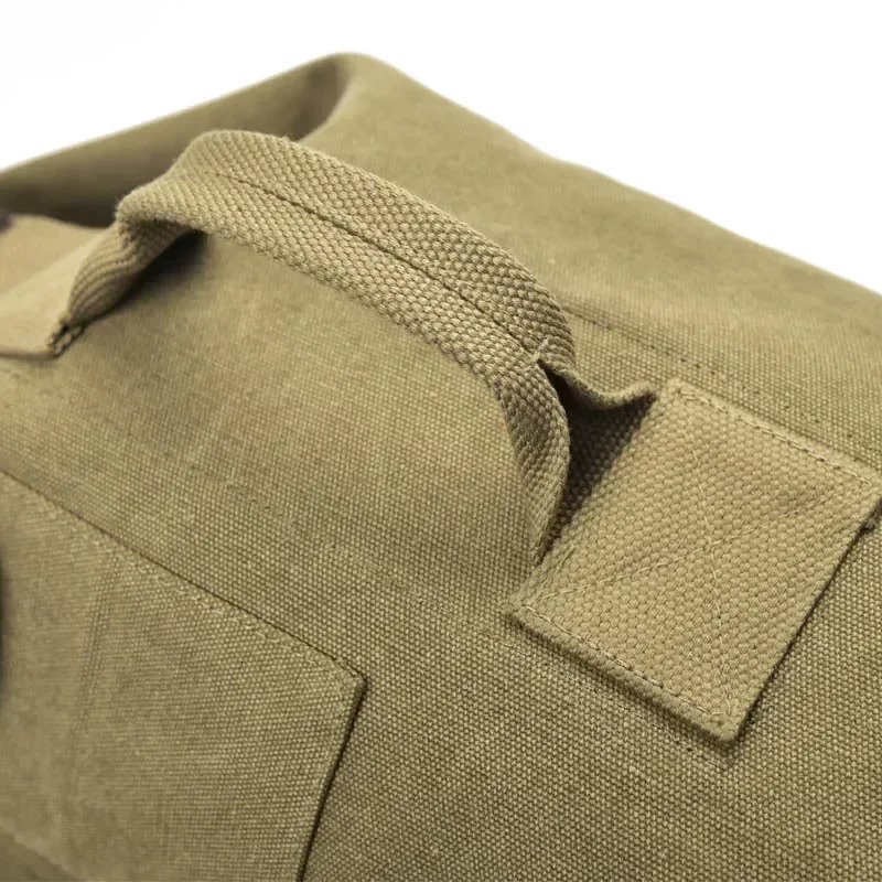 Large capacity travel climbing bag womens backpack canvas bucket bag shoulder sports bag 241106