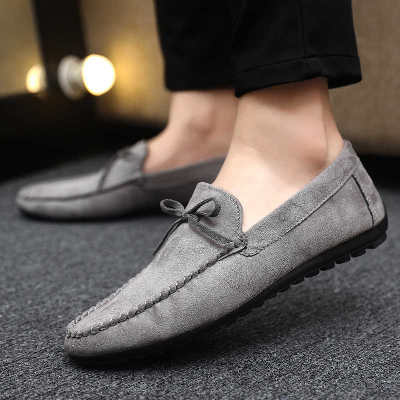CMM Business Summer Mens Casual Trendy Shoes Wedding Groom Driving Fashion Loafer Shoes Lazy Thick Bottom