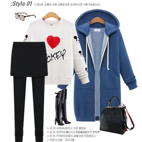 New designer autumn and winter new color straight leg Korean version medium length cardigan hooded zipper loose hooded sweatshirt women's clothin