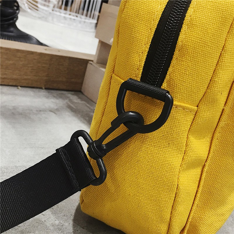 Yellow Crossbody For Women - Casual Canvas Letter Bag New Free Delivery Designer Bag