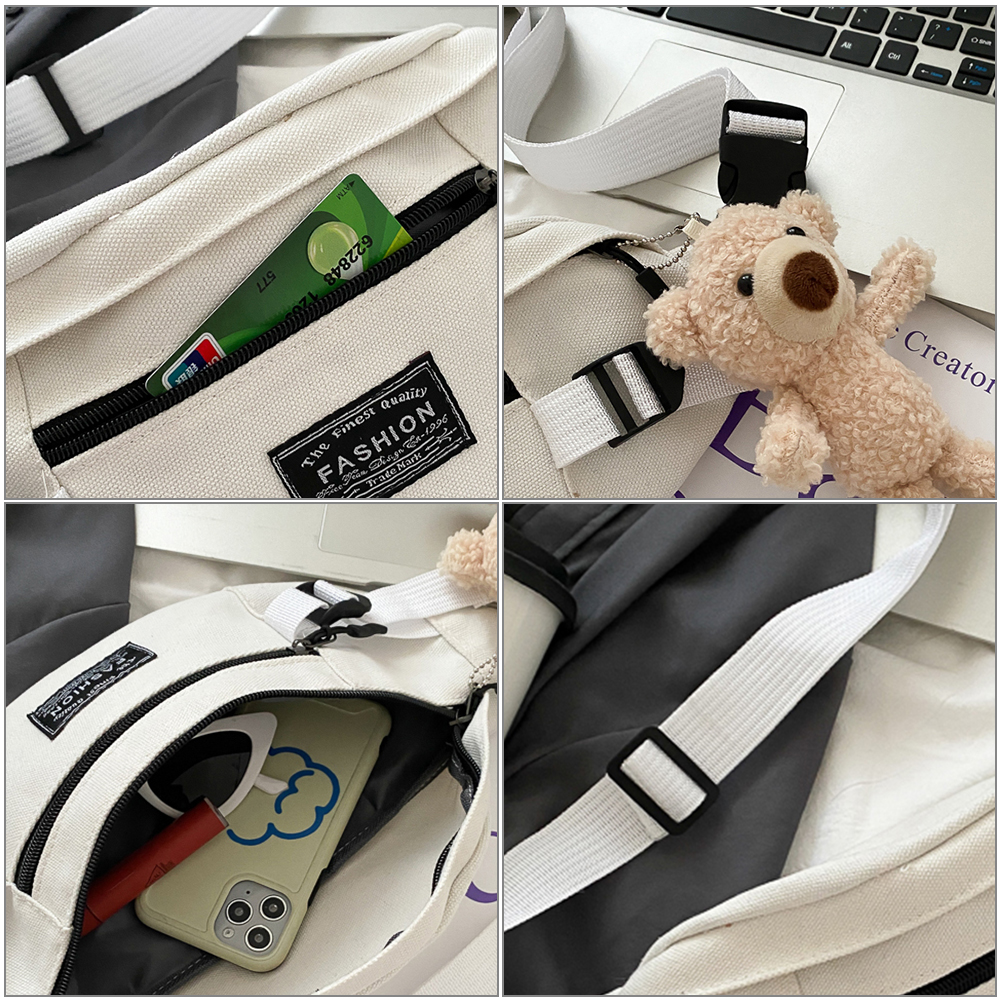 Waist Bag Solid Color Chest Bag Men's and Women's Universal Fanny Pack Sports Travel Outdoor Crossbody Belt Bag Waist Pack