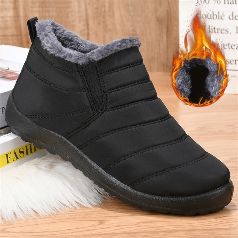 Boots Men Snow Outdoor Mens Fur Shoes Mens Winter Boots Hiking Ankle Boots Waterproof Men Shoes Work Shoes Footwear 241106