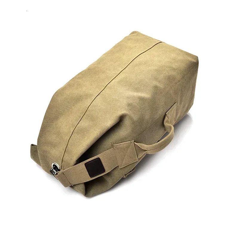 Large capacity travel climbing bag tactical backpack womens backpack canvas bucket shoulder sports bag 241106