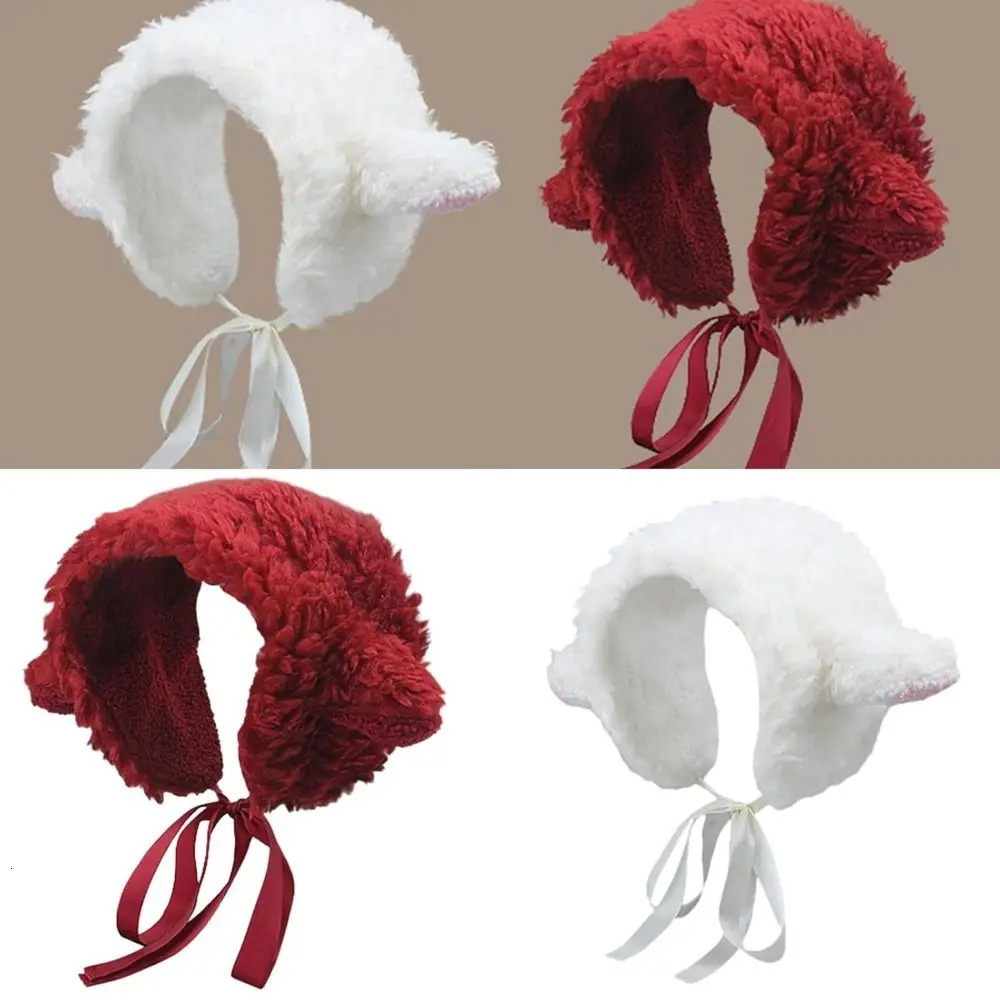 fur sheepskin earmuffs warm and cute with earmuffs warm sheep earmuffs soft winter earmuffs 241107