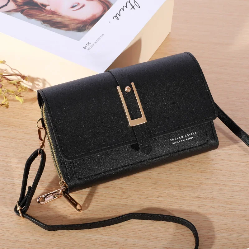 New Fashion Women's Shoulder Bag Multi Functional Oblique Straddle Phone Bag Minimalist Mini Versatile Wallets for Women 2023