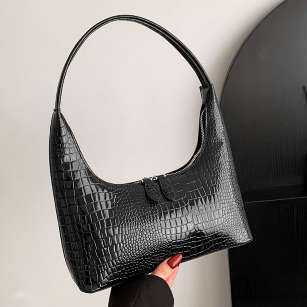 Women's Handbags New Shoulder Bag Retro Design Alligator Pattern Armpit Bag Party Fashion Handbag Crocodile Embossed Totes Bag