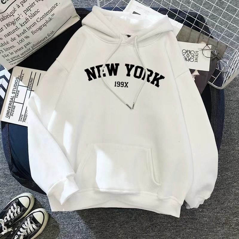 New Velvet Hoodie for Men and Women Autumn/Winter Couple Loose Top Designer Fashion Hoodie Trendy T-shirt