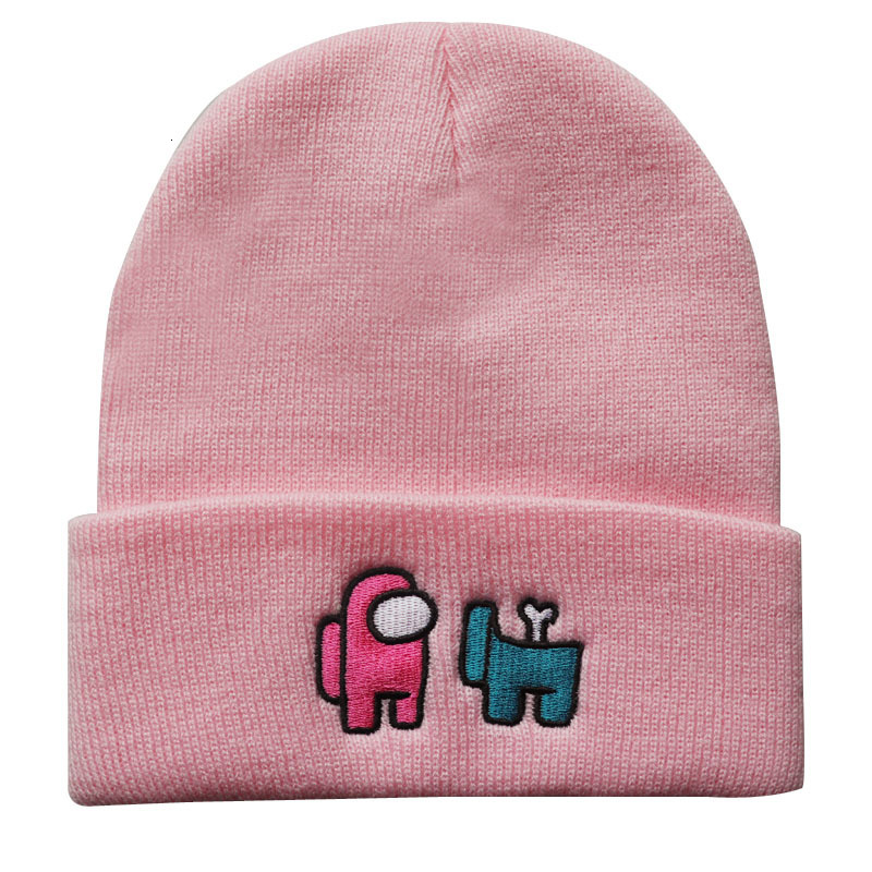 High quality design, Autumn and winter Cartoon for Male and Female Embroidered Knitted Warm Woolen Hoodie Cold Hat