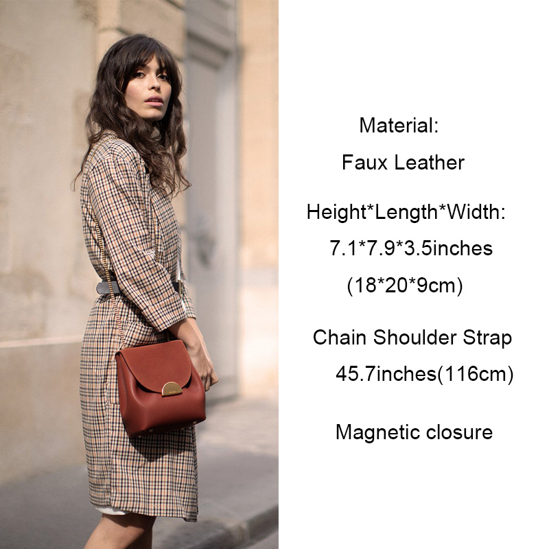 Luxury Designer Bucket Bags Small Chain Cross Body Bag Elegant Crossbody Women Leather Shoulder Bag 2023 France Style Handbags