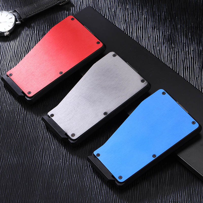 New HOT SALE Cash Card Holder Fan Carbon Fiber Business Wallet Credit Card Holder Protector Case Pocket Purse Fireproof